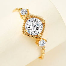 Chic Moissanite Chain Pull Ring | Silver Ring