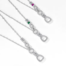 Seamless Inlay Universal Clasp Necklace | Sterling Silver