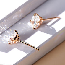 Simple Oval-Shaped Studs | Silver Earrings