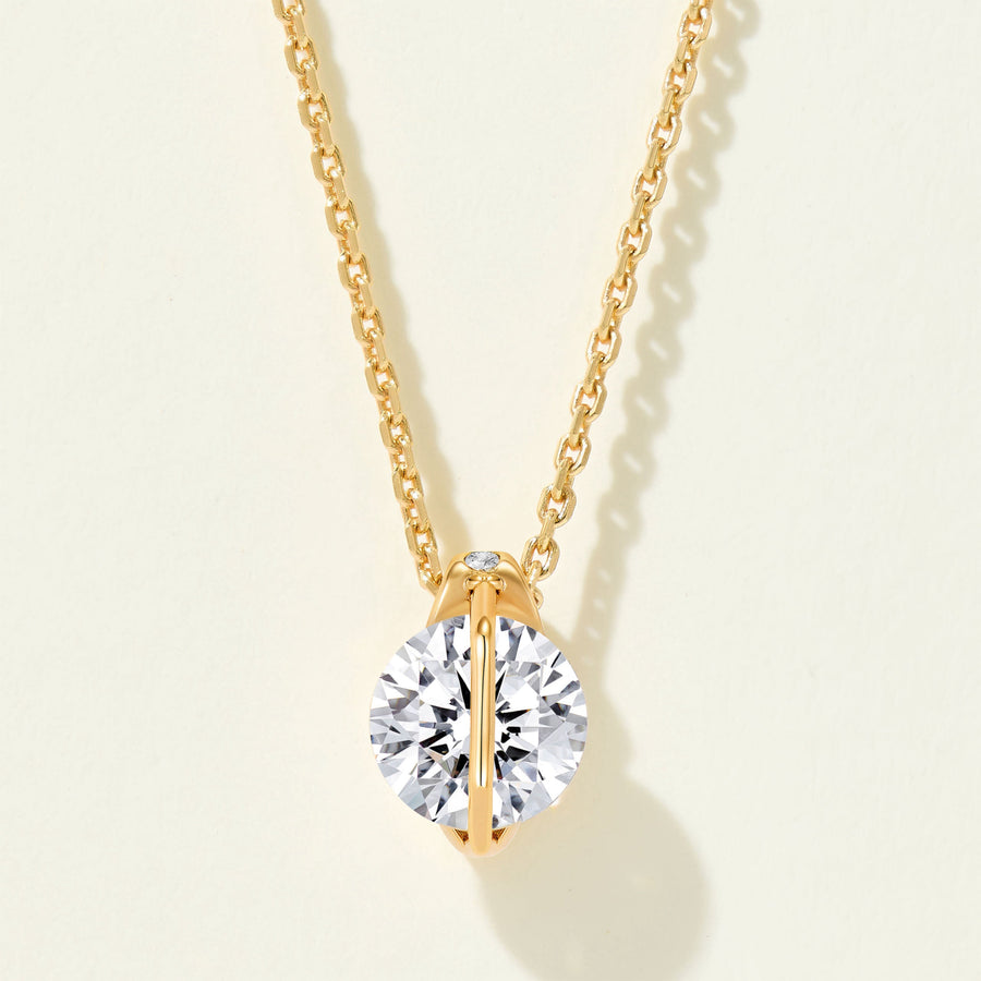 Vivid Sparkling Necklace | Silver Necklace