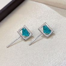 Water Droplet Paraiba Earrings | Silver Earrings
