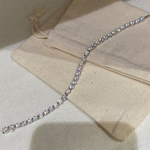 Three-prong Gemstone Bracelet | Silver Bracelet