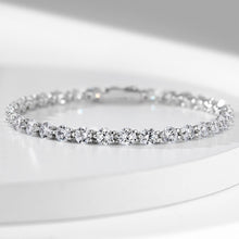 Three-prong Gemstone Bracelet | Silver Bracelet