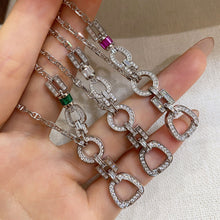 Seamless Inlay Universal Clasp Necklace | Sterling Silver