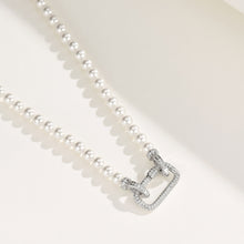 Pearl Strand Necklace With Universal Clasp | Silver Necklace