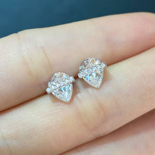Elegant Pear Shaped Stud Earrings | Silver Earrings