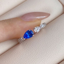 Double Teardrop Open Pinky Ring | Silver Ring
