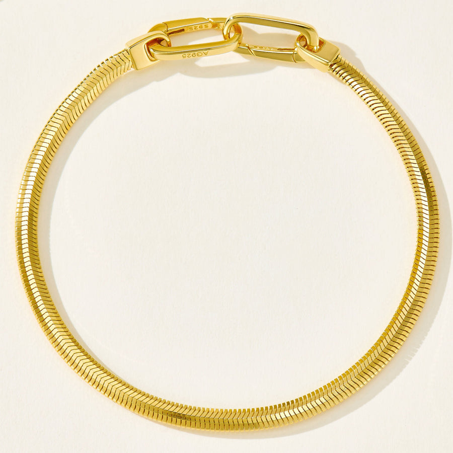 Italian Snake Chain Bracelet | Silver Bracelet