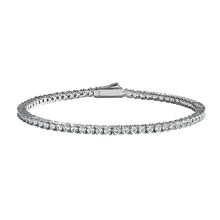 Minimalist Mini Tennis Silver Bracelet