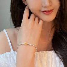 Cushion Cut Yellow Gemstone Bracelet | Silver Bracelet