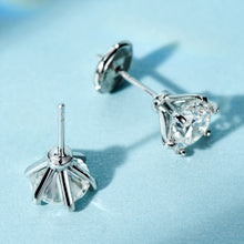 Classic 6-Prong Round-Cut Studs | Silver Earrings