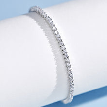 Minimalist Mini Tennis Silver Bracelet