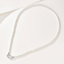 Pearl Strand Necklace With Universal Clasp | Silver Necklace