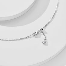 Multi-cut Smile Necklace | Silver Necklace