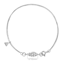 Marquise Snake Bone Bracelet | Silver Bracelet