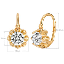 Vintage Bouquet Old European Cut Earrings | Silver Earrings