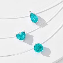 Paraiba Fishing Line Necklace | Silver Necklace