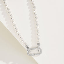 Pearl Strand Necklace With Universal Clasp | Silver Necklace