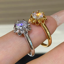 Vintage Bouquet Old European Cut Ring | Silver Ring