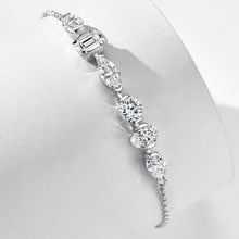 Multi-cut Smile Bracelet | Silver Bracelet