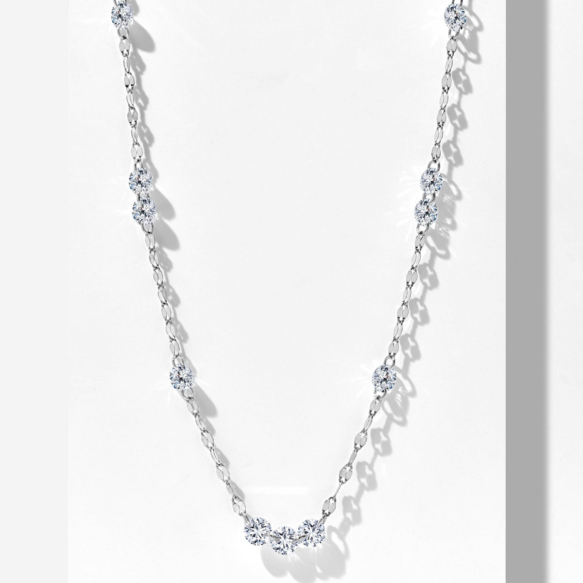 Sparkling Necklace | Silver Necklace