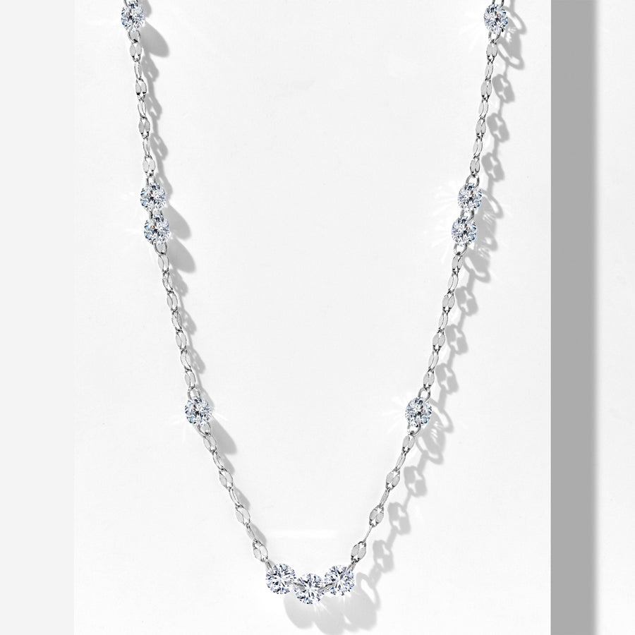 Sparkling Necklace | Silver Necklace