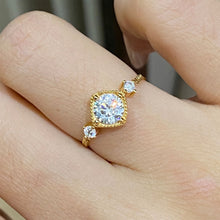Chic Moissanite Chain Pull Ring | Silver Ring
