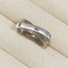 Star Engraved Layered Ring | Silver Ring
