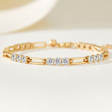 Hollow Three Stone Clasp Bracelet | Silver Bracelet