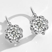 Vintage Bouquet Old European Cut Earrings | Silver Earrings