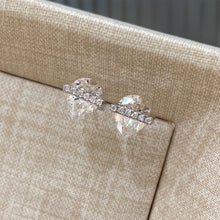Elegant Pear Shaped Stud Earrings | Silver Earrings