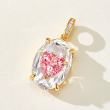 Sweet Heart Clip Pendant | Silver Necklace