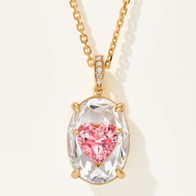 Sweet Heart Clip Pendant | Silver Necklace