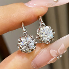 Vintage Bouquet Old European Cut Earrings | Silver Earrings