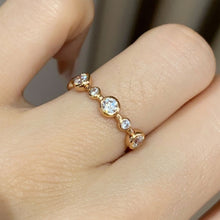 Chic Bubble Chain Ring | Silver Ring