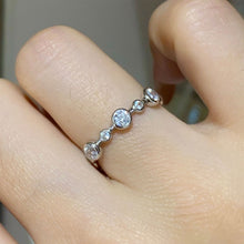 Chic Bubble Chain Ring | Silver Ring
