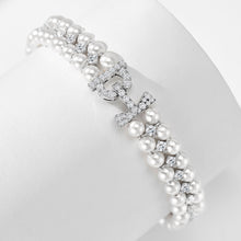 4mm Double-Row Pearl Bracelet | Silver Bracelet