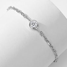 Moissanite Bubble Design Bracelet | Silver Bracelet