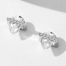 Elegant Pear Shaped Stud Earrings | Silver Earrings