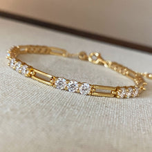 Hollow Three Stone Clasp Bracelet | Silver Bracelet