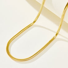 Italian Snake Chain Necklace | Silver Necklace