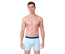 Men's Organic Boxer Brief: Floral Print