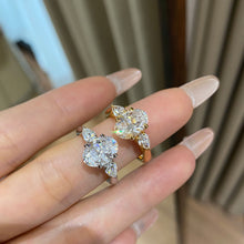 Vintage Oval Three-stone Gemstone Ring | Silver Ring
