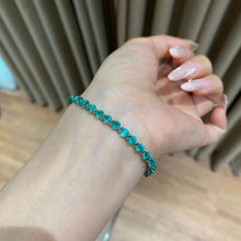 4mm Blue Gemstone Bracelet | Silver Bracelet