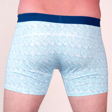 Men's Organic Boxer Brief: Floral Print