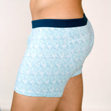 Men's Organic Boxer Brief: Floral Print