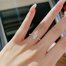 Shining Oval Cut Ring | Silver Ring