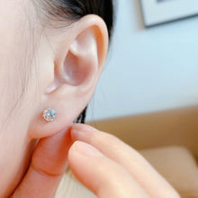 Classic 4-Prong Round-Cut Studs | Silver Earrings