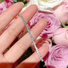 Minimalist Mini Tennis Silver Bracelet
