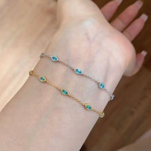 Vintage Beaded Edge Marquise Bracelet | Silver Bracelet